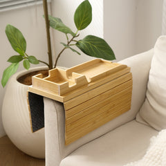 Magnetic Wooden Sofa Removable Tray