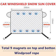 9 Magnetic Car Windscreen Cover