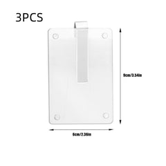 Acrylic Magnetic Car Sunshade Photo Frame Clip