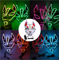 Animal Fox Headpiece, Halloween Party Prop, Glow Mask