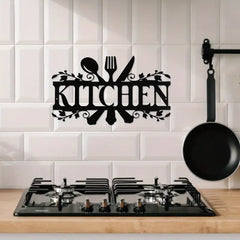 Metal Hanging Wall Sign for Coffee Bar Decor