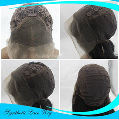 Long Wavy Deep Brown Wig for Women
