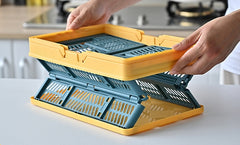 Outdoor Folding Storage Basket - Multi-Function PP Organizer