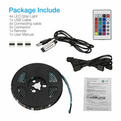 USB 5V RGB LED Strip Light Kit