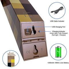 Minecraft Torch LED Night Light USB Rechargeable