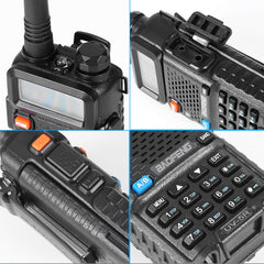 BaoFeng UV-5R 5W Walkie Talkie UHF VHF Dual Band Two Way Ham Radio Transceiver