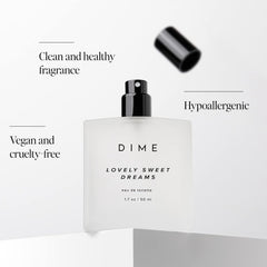 DIME Beauty 7 Summers Perfume for Women - Sweet Floral Eau de Toilette with Bergamot, Vanilla Orchid and Coconut, Clean, Vegan, Cruelty-Free Fragrance, 1.7 oz / 50 ml