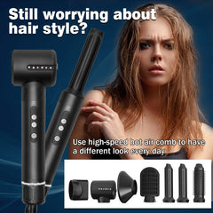 Multifunctional 7-in-1 High-Speed Hair Dryer