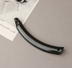 Vertical Leopard Banana Hair Clip