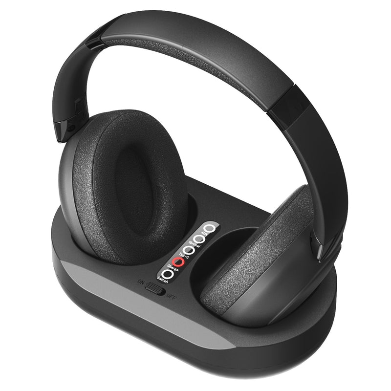 Low Latency Wireless TV Headphones with Transmitter