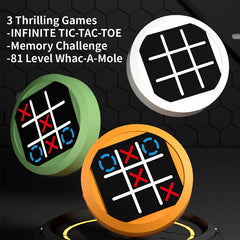 Super Tic-Tac-Toe 4-in-1 Handheld Game Console