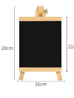 Mini Chalkboard Desktop with Pine Wood Frame (5 Styles)