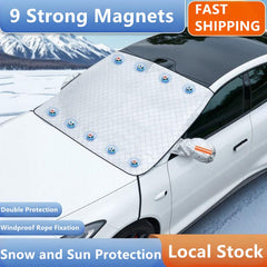 9 Magnetic Car Windscreen Cover