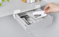 No-Drill Hanging Storage Rack with Drawers and Baskets