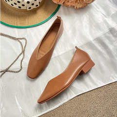 2020 Spring Women's Comfortable Soft Leather Flats