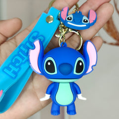 Cute Stitch Cartoon Keychain for Bags and Ornaments