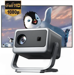 1080p PTZ Projector for Home Theater with Autofocus and HDMI Input