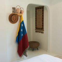 Venezuela 7 Stars Flag Woven Throw Blanket