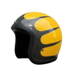 Chopper Low Profile Vintage Motorcycle Helmet - DOT & ECE Approved