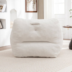 Bean Bag Chair, Bean Bag Sofa Chair with Armrests Stuffed High-Density Foam, Lazy Sofa Comfy Chairs BeanBag Chair for Adults in Living Room,Bedroom Reading