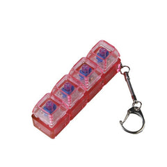 Transparent Decompression Shaft Tester Light-Up Keychain