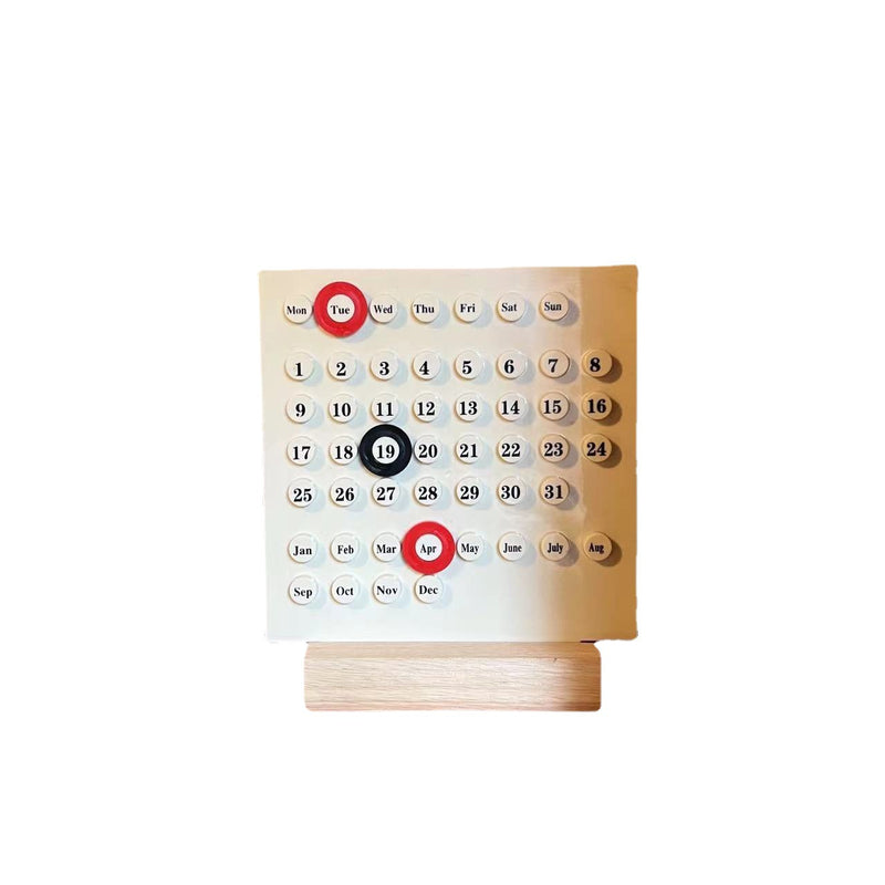 Cute DIY Ring Perpetual Countdown Desk Calendar Decor