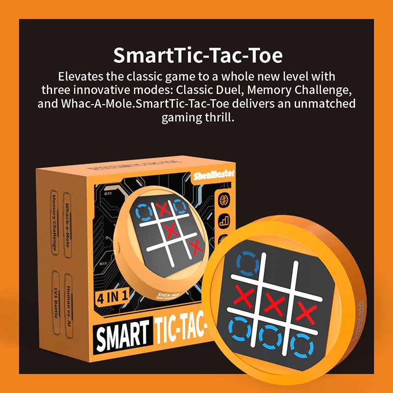 Super Tic-Tac-Toe 4-in-1 Handheld Game Console