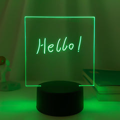 3D Small Night LED Message Board Lamp