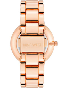 Nine West Women's Crystal Accented Bracelet Watch
