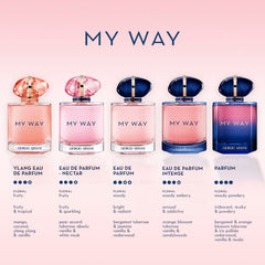Armani Beauty - My Way - Eau de Parfum - Women's Perfume - Floral Woody Fragrance - Bergamot, Orange Blossom, Tuberose, Jasmine, Cedarwood, Vanilla and White Musk Notes