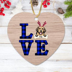 Personalized Xmas Pet Ornament - Christmas Gift For Dog/Cat Lover