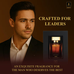 Liberty Luxury Passion Eau De Parfum for Men, Long Lasting Bold Spicy Scent Designed in France, Masculine Cologne That Draws Compliments, Perfume for mens, men's fragrances, Gift for Him 100ml 3.4Oz