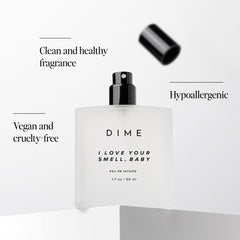 DIME Beauty 7 Summers Perfume for Women - Sweet Floral Eau de Toilette with Bergamot, Vanilla Orchid and Coconut, Clean, Vegan, Cruelty-Free Fragrance, 1.7 oz / 50 ml