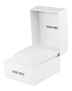 Nine West Women's Crystal Accented Bracelet Watch