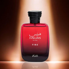 RASASI Hawas For Men Eau De Parfum Spray 100ML (3.4 Oz) - Long Lasting Arabian Perfume, Premium Perfume Men, Ideal for Special Occasions & Daily Elegance, A Bold and Captivating Fragrance
