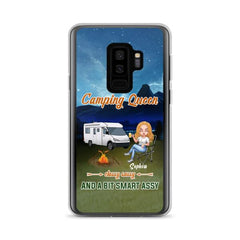 Personalized Camping Queen Phone Case - Gift Idea For Camping Lover - Case For iPhone And Samsung