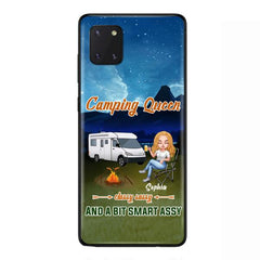 Personalized Camping Queen Phone Case - Gift Idea For Camping Lover - Case For iPhone And Samsung