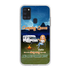 Personalized Camping Queen Phone Case - Gift Idea For Camping Lover - Case For iPhone And Samsung