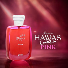 RASASI Hawas For Men Eau De Parfum Spray 100ML (3.4 Oz) - Long Lasting Arabian Perfume, Premium Perfume Men, Ideal for Special Occasions & Daily Elegance, A Bold and Captivating Fragrance