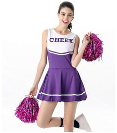Cheerleader Costume Uniform - Women's Musical Dance Outfit with Multiple Colors