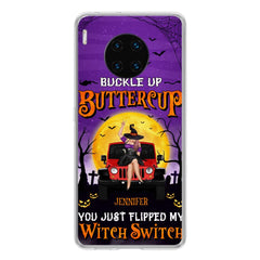 Custom Personalized Off-road Witch Phone Case - Halloween Gift Idea For Friends/Off-road Lovers - Case for Huawei, Xiaomi & Oppo