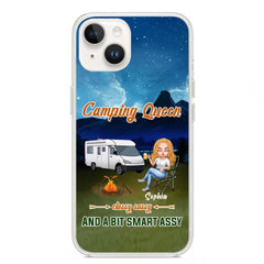Personalized Camping Queen Phone Case - Gift Idea For Camping Lover - Case For iPhone And Samsung