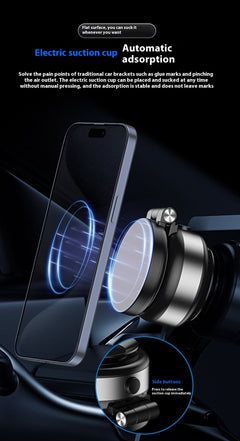 Vacuum Alloy Car Phone Holder