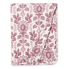 Floral Tapestry Stroller Blanket - Soft Bamboo Baby Throw