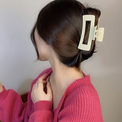 Women's Versatile Solid Color Grip Clip