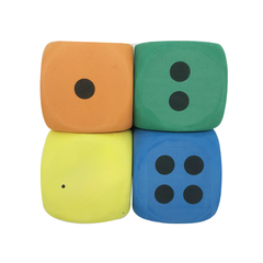 8cm Rounded Corner EVA Dice for Kids Education Toy
