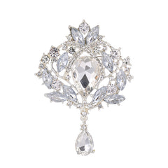Luxury Water Drop Pendant Brooch for Women Jewelry