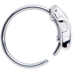 20G 5/16 Scary Boo Ghost Halloween Nose Hoop