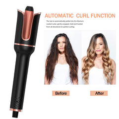 Automatic Rotating Hair Curler with Negative Ions