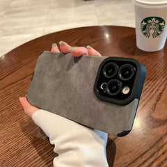 Korean Suede Shockproof iPhone Case